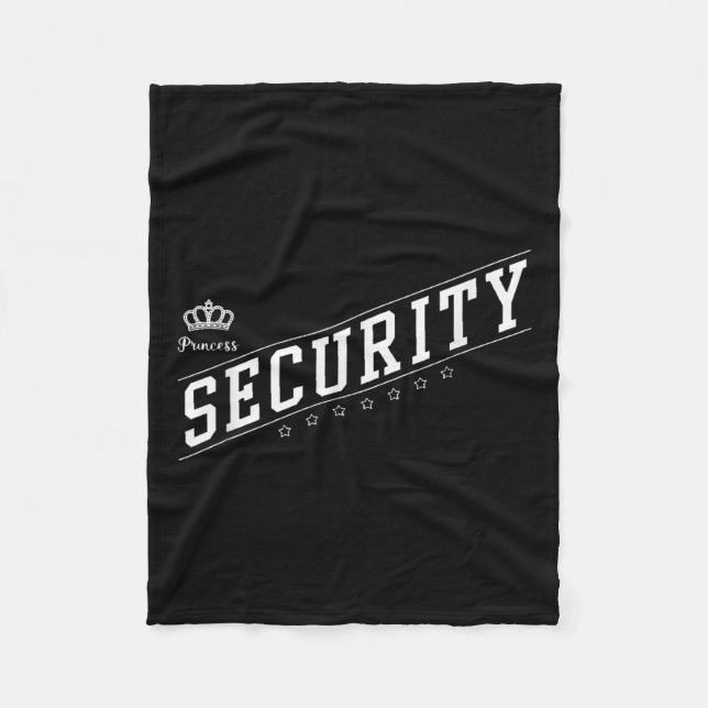 Princess Security Protection Matching Family Vinta Fleece Blanket (Front)