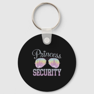 Princess Security Protection Retro Castle Men Wome Keychain