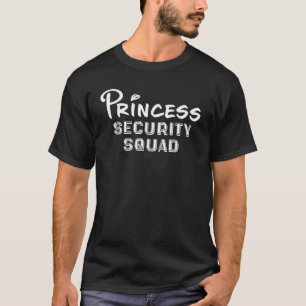 Princess Security Squad Birthday Halloween Party F T-Shirt