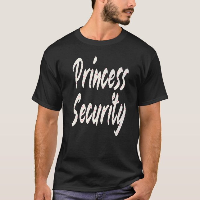 Princess Security Team Big Brother Birthday Announ T-Shirt (Front)