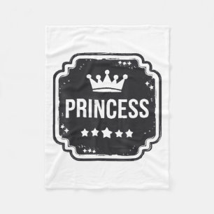 Princess Security Team Dad Mom Birthday Party Fleece Blanket
