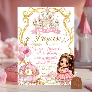 Princess Spanish Fourever a princess Invitation