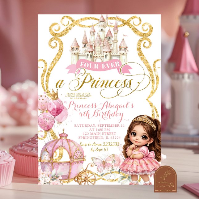 Princess Spanish Fourever a princess Invitation (Creator Uploaded)