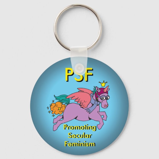 Princess SparkleFarts Keychain! Keychain (Front)