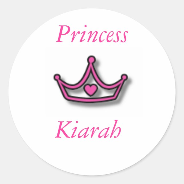 Princess Sticker (Front)