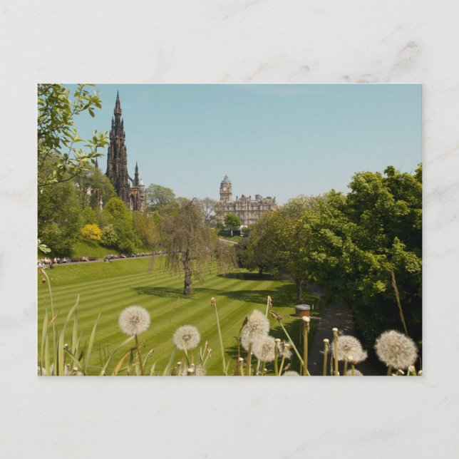 Princess Street Gardens Postcard (Front)