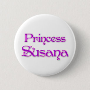 Princess Susana 2 Inch Round Button