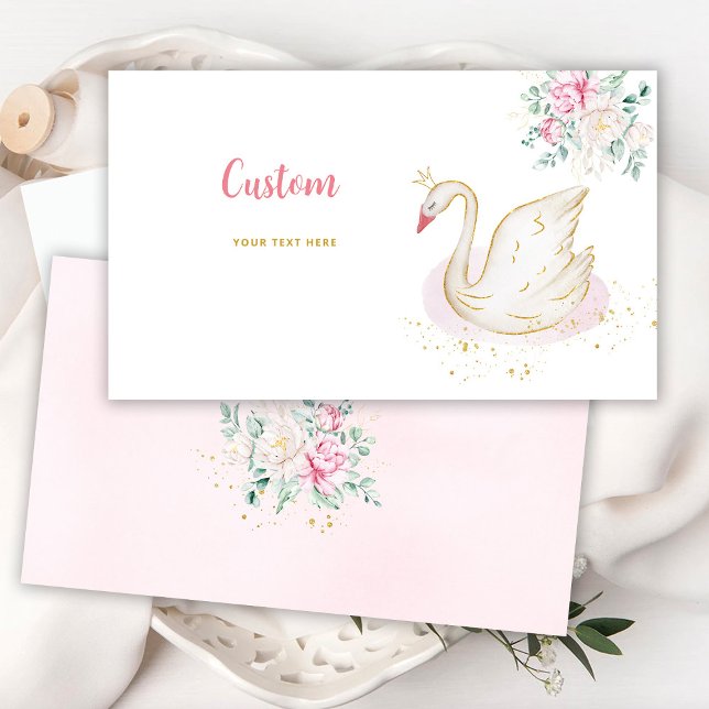 Princess Swan Custom Enclosure Card (Creator Uploaded)