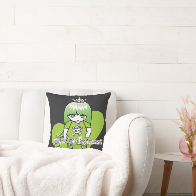 Princess  T-Shirt Throw Pillow (Couch)