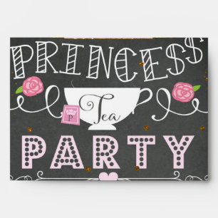 PRINCESS TEA PARTY Invitation Party Envelopes