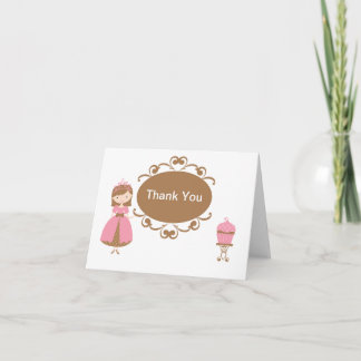 Princess Thank You Card