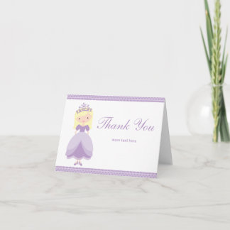 Princess Thank You Card