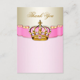 Princess Thank You Cards