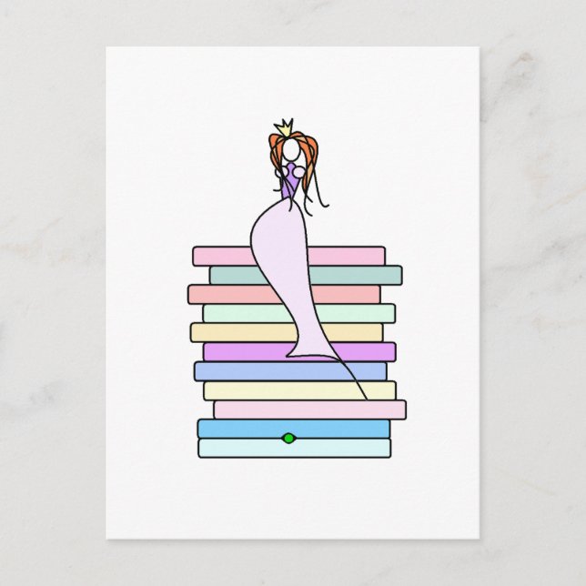 Princess & the Pea Postcard (Front)