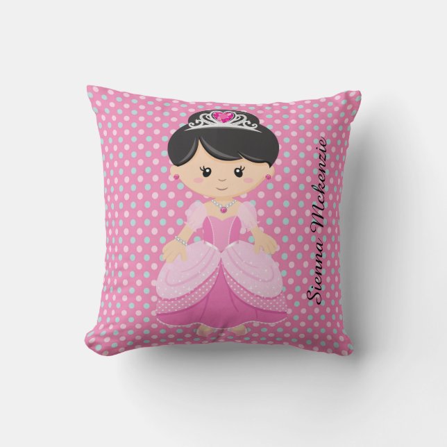 Princess Throw Pillow (Front)