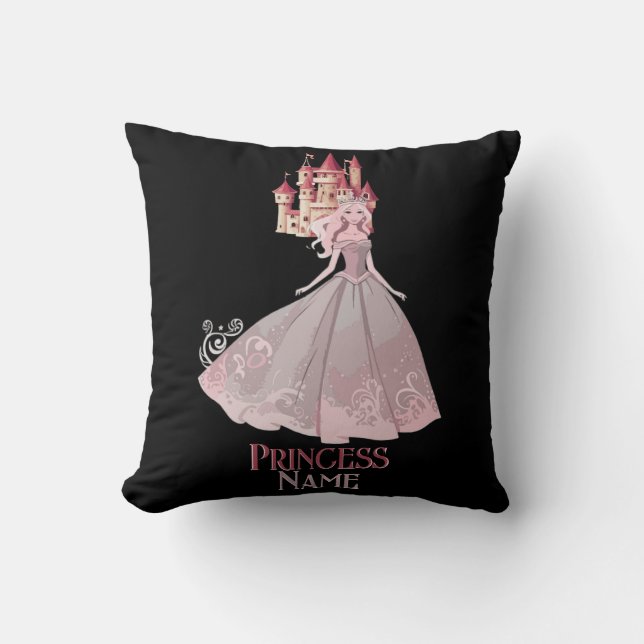 Princess Throw Pillow (Front)