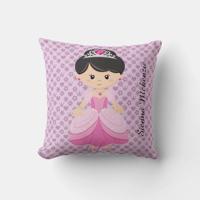 Princess Throw Pillow (Front)