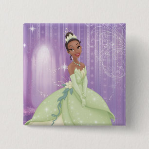 Princess Tiana 2 Inch Square Button