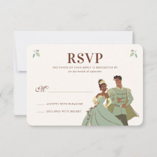 Princess Tiana and Naveen Wedding RSVP