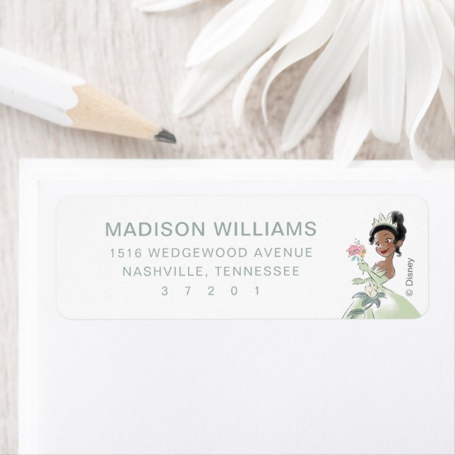 Princess Tiana | Floral Watercolor Birthday (Insitu)