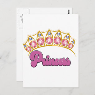 Princess Tiara  logo Postcard
