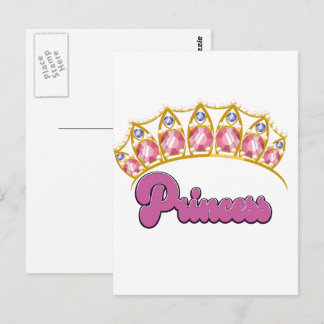 Princess Tiara logo Postcard