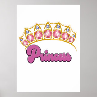 Princess Tiara logo Poster