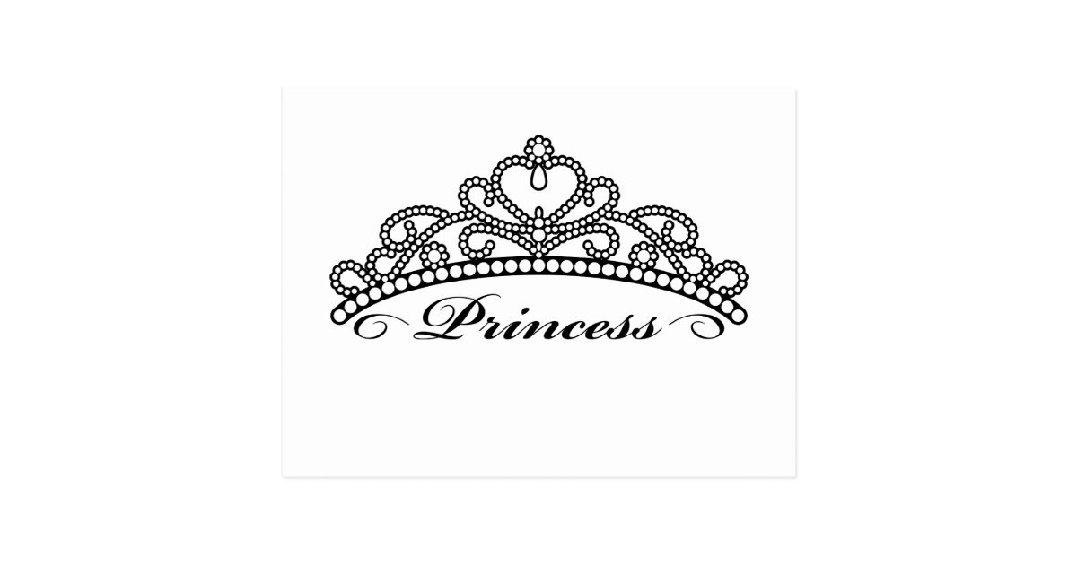 Princess Tiara Postcard | Zazzle.ca