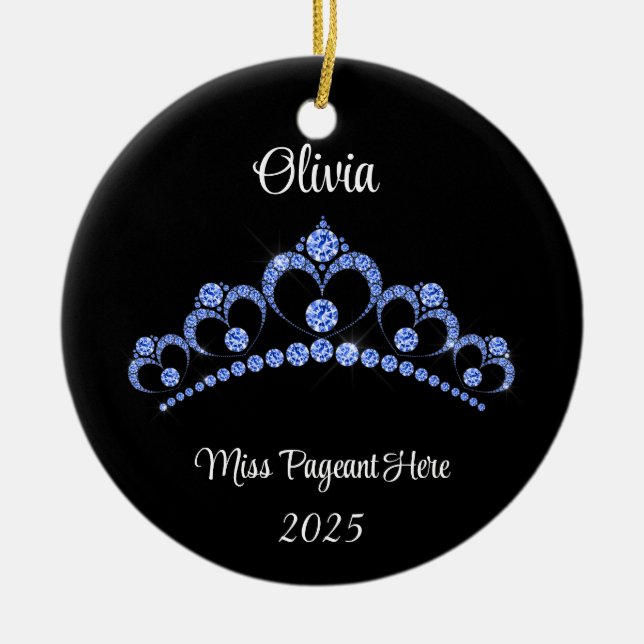 Princess Tiara Tree Ornament (Front)