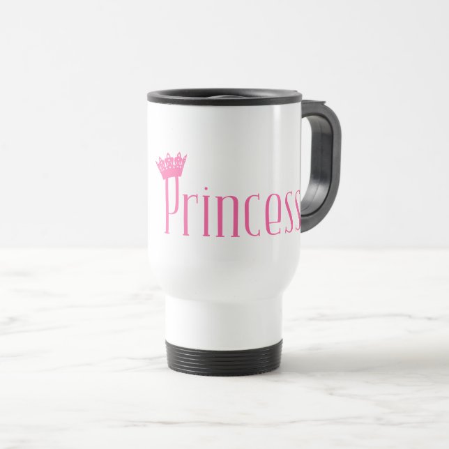 “PRINCESS" Travel Mug (Front Right)