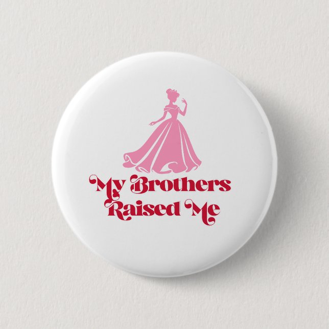 Princess Treatment 2 Inch Round Button (Front)