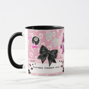 Princess Treatment Girly Coquette Baddie Mug Pink