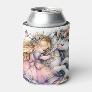 Princess Unicorn Pastel Fairytale Fantasy Can Cooler