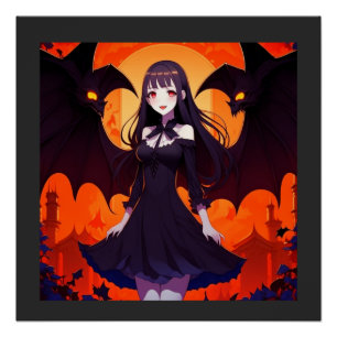 PRINCESS VAMPIRE OF BATS - GOTHIC POSTER