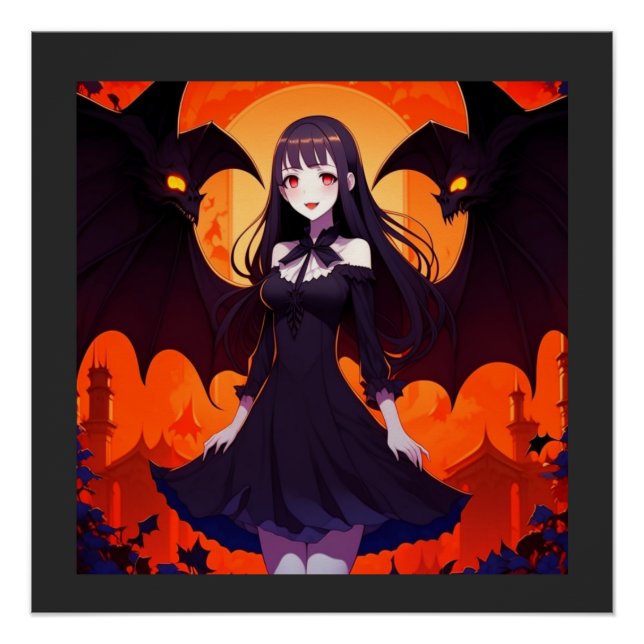 PRINCESS VAMPIRE OF BATS - GOTHIC POSTER (Front)