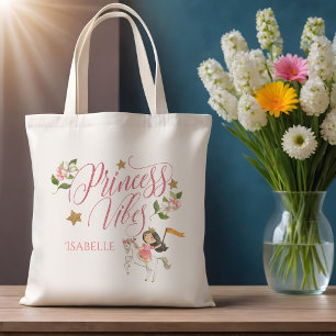 Princess Vibes Personalized - Cute Princess Horse Tote Bag