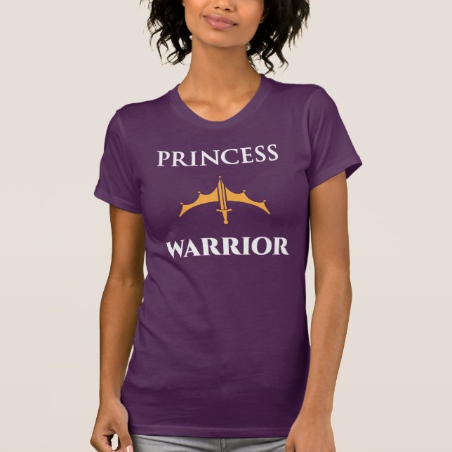 Princess Warrior Womens Shirt (Front)