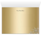 Princess Winter Wonderland Gold Thank You Card