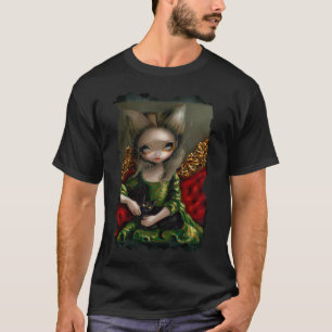 Princess with a Black Cat gothic rococo Shirt