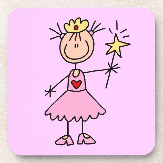 Princess With Wand Coaster (Front)