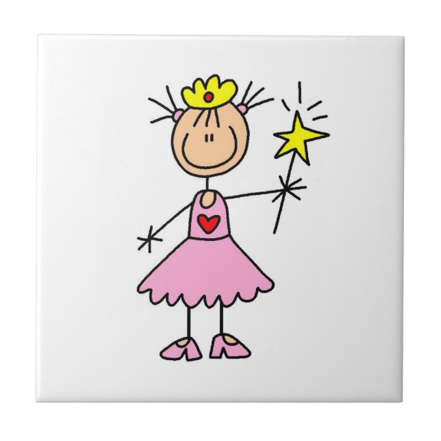 Princess With Wand Tile (Front)