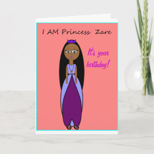 Princess Zare Birthday Card