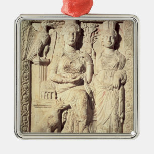 Princess Zenobia  and a female companion Metal Ornament