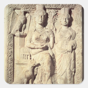 Princess Zenobia  and a female companion Square Sticker