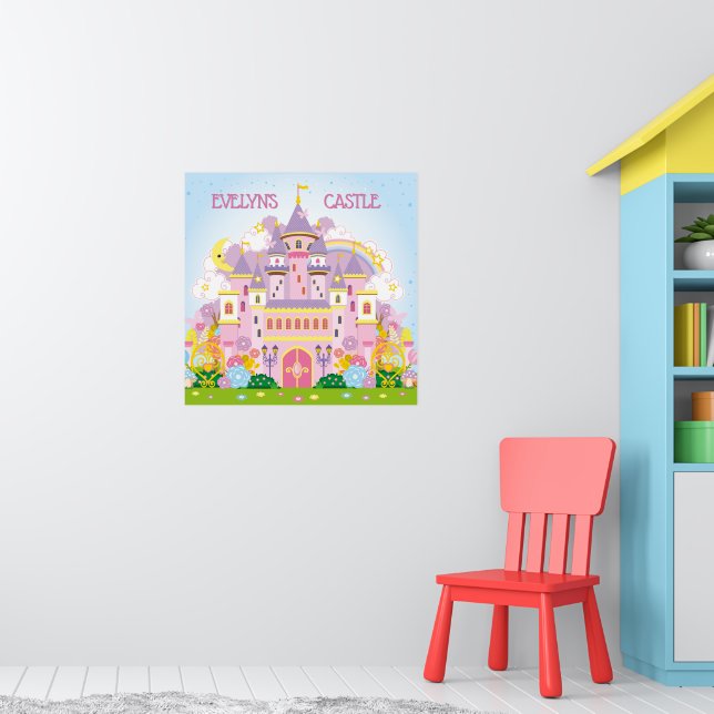 Princesse ! Affiche personnalisée de décoration mu (Pépinière 1)