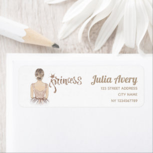 Princesse Anniversaire parties scintillant beige
