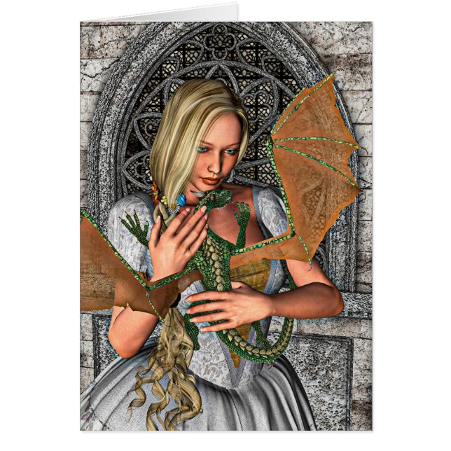 Princesse avec Dragon (Devant)