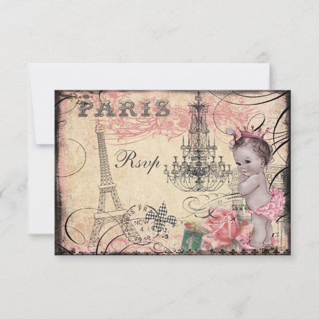 Princesse Baby Eiffel Tour & Chandelier RSVP (Devant)
