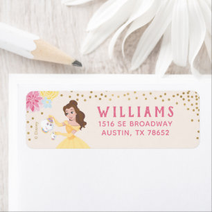 Princesse Belle   Floral Gold Confetti