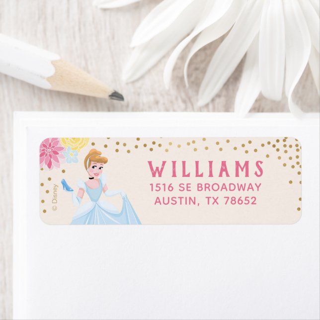Princesse Cendrillon | Floral Gold Confetti (En situation)